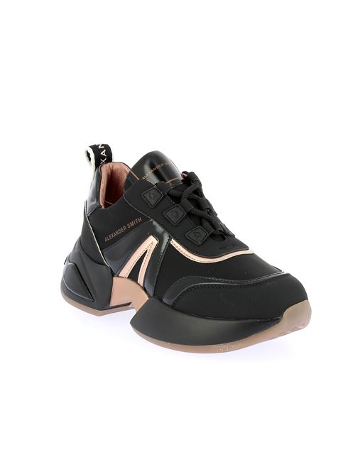 Marble Woman sneakers da donna in ecopelle nera ALEXANDER SMITH | MBW1189BLK